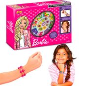 Kit Barbie Monte Suas Bijoux Pulseiras e Colares Infantis