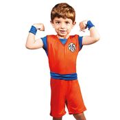 Fantasia Goku Dragon Ball Cosplay Infantil Original Anime