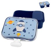 Kit Lanche Infantil Alimentação Escola Skip Hop Coleção 2022 Spark Style Cor:Espaço (Azul)