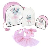 KIT ROUPA BONECA BABY ALIVE  - BAILARINA MAE E FILHA - MOCHILA BALLET CRIANÇA - CASINHA 4