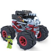 Blocos de Encaixe - Mega Construx - Hot Wheels - Monster Trucks - Bone Shaker - Mattel