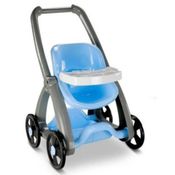 Carrinho De Bebe Brinquedo Infantil Passeio bebezinho azul