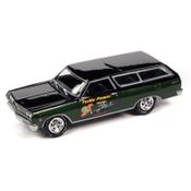 Miniatura - 1:64 - 1965 Chevy Chevelle Wagon - Muscle Cars USA - Johnny Lightning JLMC027A