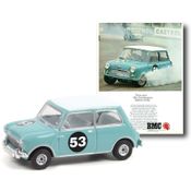 Miniatura - 1:64 - 1967 Morris Mini Cooper S #53 There Goes Mrs. Armstrong To Deliver A Baby - Vintage Ad Cars 5 - Green