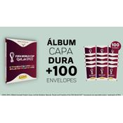 ÁLBUM CAPA DURA COPA DO MUNDO QATAR 2022 + 100 ENVELOPES