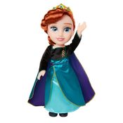 Boneca Mimo Baby Princesa Disney Anna Coroada Frozen 30 cm