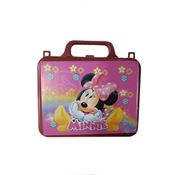 Kit Brinquedo Minnie Mouse Walt Disney Infantil com 1 Lancheira de Maletinha + 1 Copo + 1 Mini Toalha