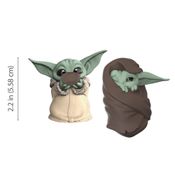 Mini Figuras Colecionáveis - 5 Cm - Disney - Star Wars - The Mandalorian - Baby Yoda com Cobertor e Sopa - Hasbro