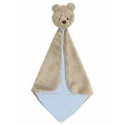 Naninha em Pelúcia e Plush Ursinho com Bolso Azul Claro - Silvia Polito