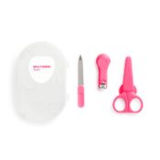Kit Cuidados no Estojo Higiênico Perfect Baby Rosa Multikids Baby BB1087