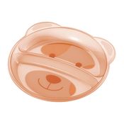 Prato Raso com Divisórias Funny Meal Urso - Multikids Baby