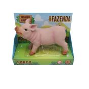 Figura de PVC - Mundo Animal - Animais da Fazenda - Porco - FanFun