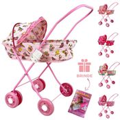 Carrinho de Boneca Berco - Rosa