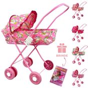 Carrinho de Boneca Berco - Rosa