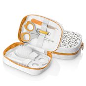 Kit Higiene Branco e Laranja Multikids Baby - BB018