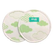 Absorventes Para Seios Reutilizável Nuvem Verde
