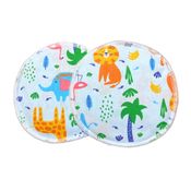 Absorventes Para Seios Reutilizável Safari Azul