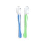 Kit 2 Colheres de Transição First Spoons Tomme Tippee - Azul com Verde - TT040