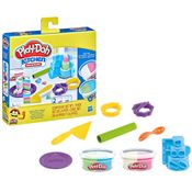 Conjunto Play-Doh Bolos Divertidos F4714 com 2 Potes de Massa e Acessórios Hasbro