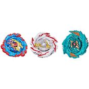 Kit com 3 Piões Beyblade Burst Surge Speedstorm Tempest Cloud F2294 Hasbro