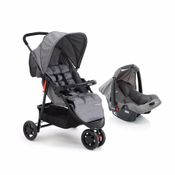 Travel System Delta Duo Pro Voyage - Cinza Mescla