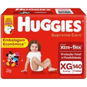 Fralda Huggies Supreme Care Ultra XG 140 Unidades