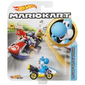 Light-Blue Yoshi Hot Wheels Mario Kart - Mattel GBG25-GBG35