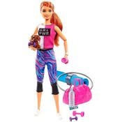 Boneca Barbie Fashionista Conjunto Yoga Mattel