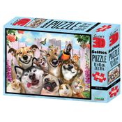Quebra Cabeça Super 3D Modelo Pet Selfie com 500 Peças Multikids - BR1052