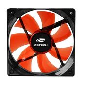 Cooler Fan Storm F7-L100RD 12CM LED Vermelho - C3Tech