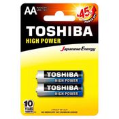 Pilha Alcalina AA 1,5V LR6GCP Toshiba (cartela com 2 UNID.) - CXF / 12