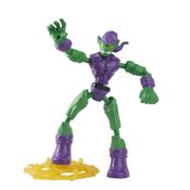 Marvel Figura Flexível de 15 cm, Homem-Aranha Bend and Flex - Duende Verde - E8973 - Hasbro