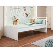 Cama Infantil/Babá 100% MDF Lipe Móveis Peroba Branco Brilho