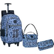 Kit Mochila Juvenil Estojo e Lancheira Yepp - MIM6308