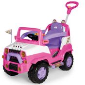 Carrinho de Passeio a Pedal Diipi Calesita Rosa 1028 12m+