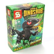 Brinquedo Dinossauro Jurassic World de Montar Estilo LEGO Colecionável