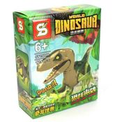 Brinquedo Dinossauro Jurassic World de Montar Estilo LEGO Colecionável