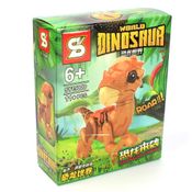 Brinquedo Dinossauro Jurassic World de Montar Estilo LEGO Colecionável