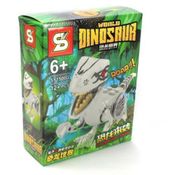 Brinquedo Dinossauro Jurassic World de Montar Estilo LEGO Colecionável