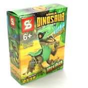 Brinquedo Dinossauro Jurassic World de Montar Estilo LEGO Colecionável