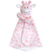 NANINHA PANINHO INFANTIL BUBA BEBÊ PELÚCIA SONINHO ANTIALÉRGICA GIRAFINHA Cor:Rosa