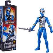 Boneco Power Rangers Dino Fury 30cm - Ranger Azul - Hasbro F2963