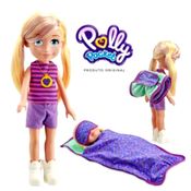 Boneca Polly Pocket - Polly Camping 37cm - Pupee