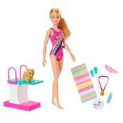 Boneca Barbie Dreamhouse Adventures - Barbie Nadadora - Mattel GHK23