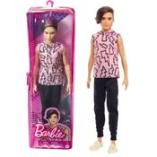 Barbie Fashionistas Boneco Ken 193 Colete Rosa - Mattel DWK44/HBV27