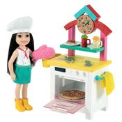 Barbie Chelsea Profissões Playset Pizzaria - Mattel GTR88-GTN63