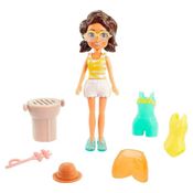 Boneca Polly Pocket - Pacote Fashion Shani na Praia - Mattel GDM01/GMF77