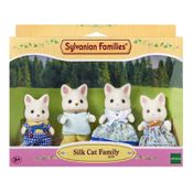 Sylvanian Families Familia Gato De Seda - Epoch 4175