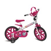 Bicicleta Infantil aro 16 Sweet Flower Pro - Bandeirante 3077