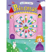 LIVRO PRINCESAS COM GIZ DE CERA